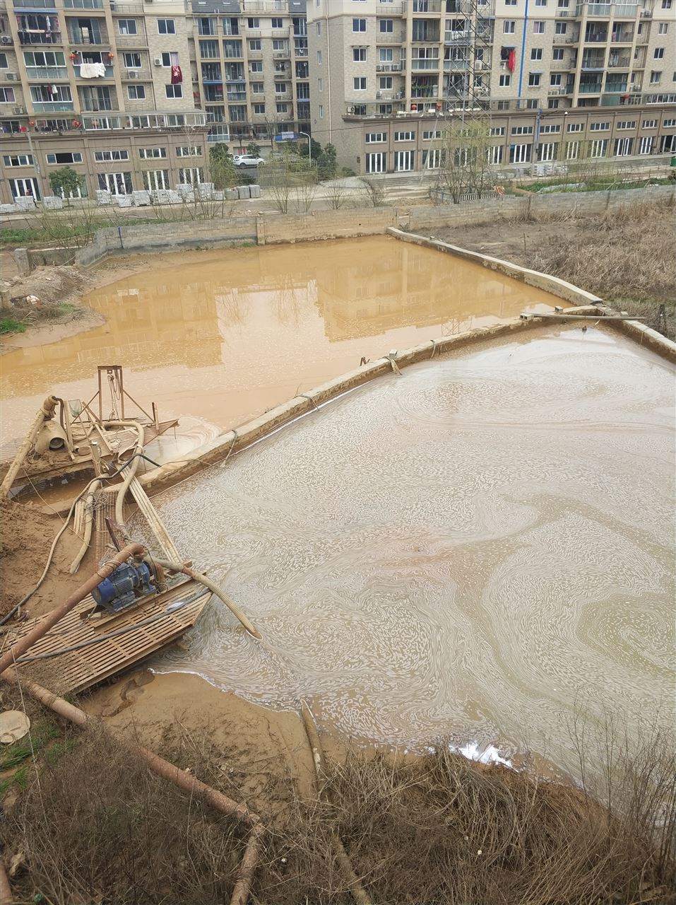 商城沉淀池淤泥清理-厂区废水池淤泥清淤